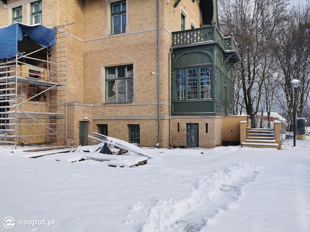 Sopot: Willa Jünckego w zimowej odsłonie! Art Inkubator przy Goyki 3 [FOTO]