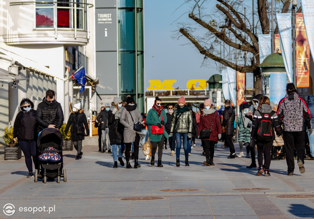 Sopot: ostatnia sobota przed lockdownem w kurorcie [FOTO]