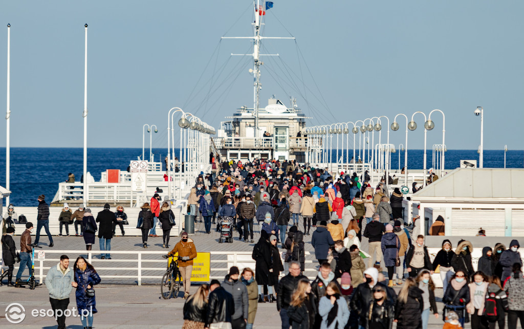 Sopot: ostatnia sobota przed lockdownem w kurorcie [FOTO]