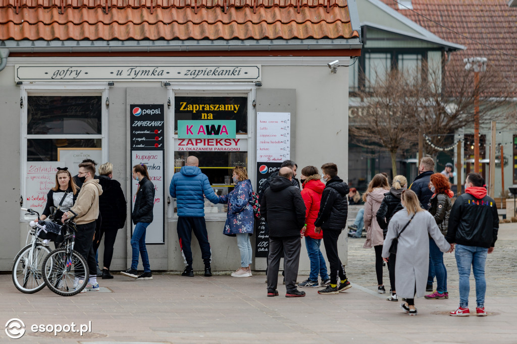 Lockdown nie odstrasza! Ostatnia sobota marca w Sopocie [FOTO]