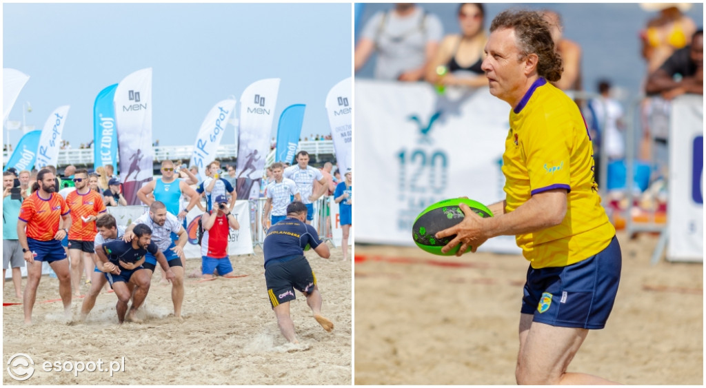 Sopot Beach Rugby 2021: na boisku samorządowcy i... żołnierze [FOTO]
