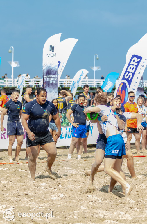 Sopot Beach Rugby 2021: na boisku samorządowcy i... żołnierze [FOTO]