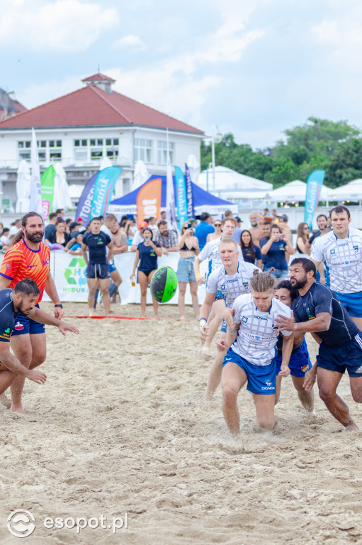Sopot Beach Rugby 2021: na boisku samorządowcy i... żołnierze [FOTO]