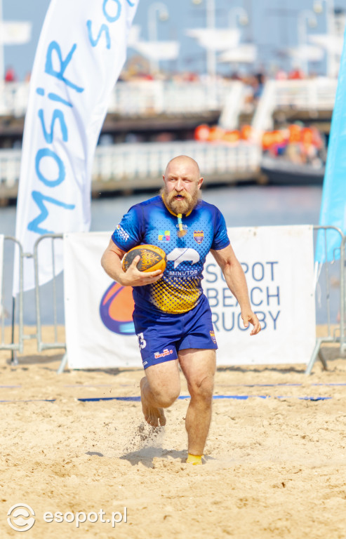 Sopot Beach Rugby 2021: na boisku samorządowcy i... żołnierze [FOTO]
