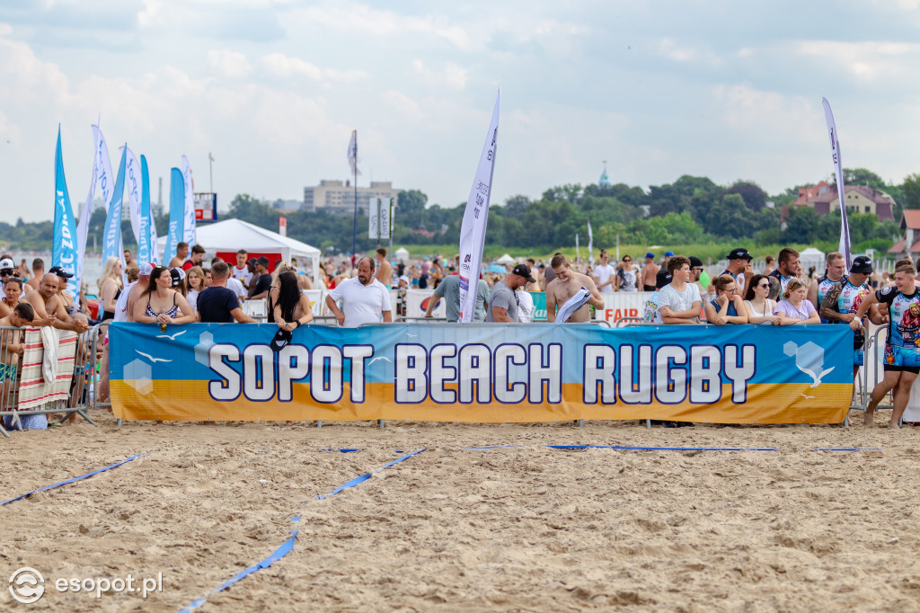 Sopot Beach Rugby 2021: na boisku samorządowcy i... żołnierze [FOTO]