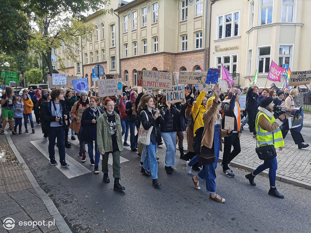 Młodzieżowy Strajk Klimatyczny w Sopocie: 