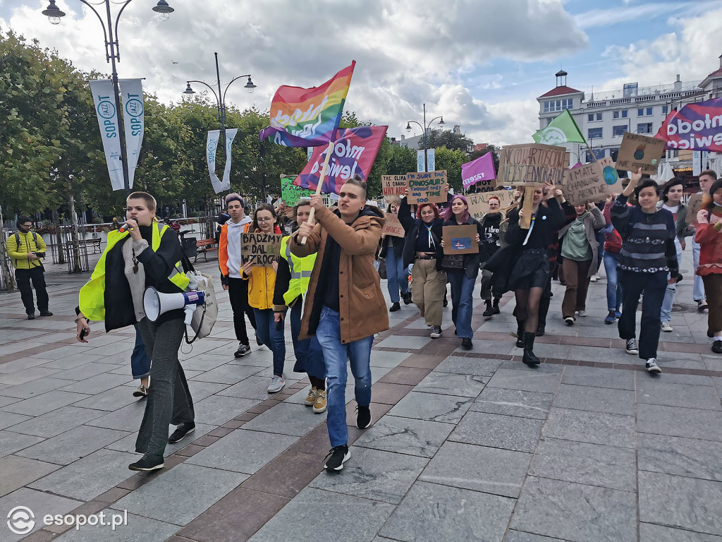Młodzieżowy Strajk Klimatyczny w Sopocie: 