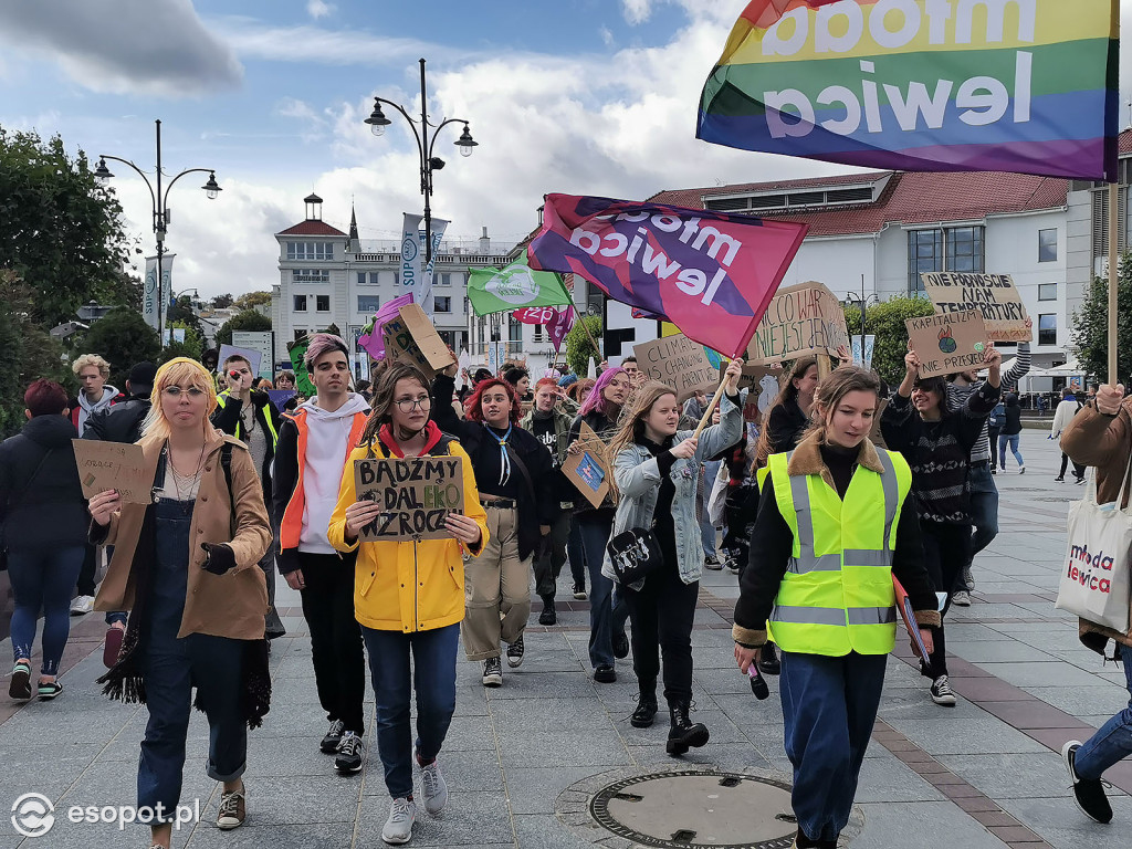 Młodzieżowy Strajk Klimatyczny w Sopocie: 