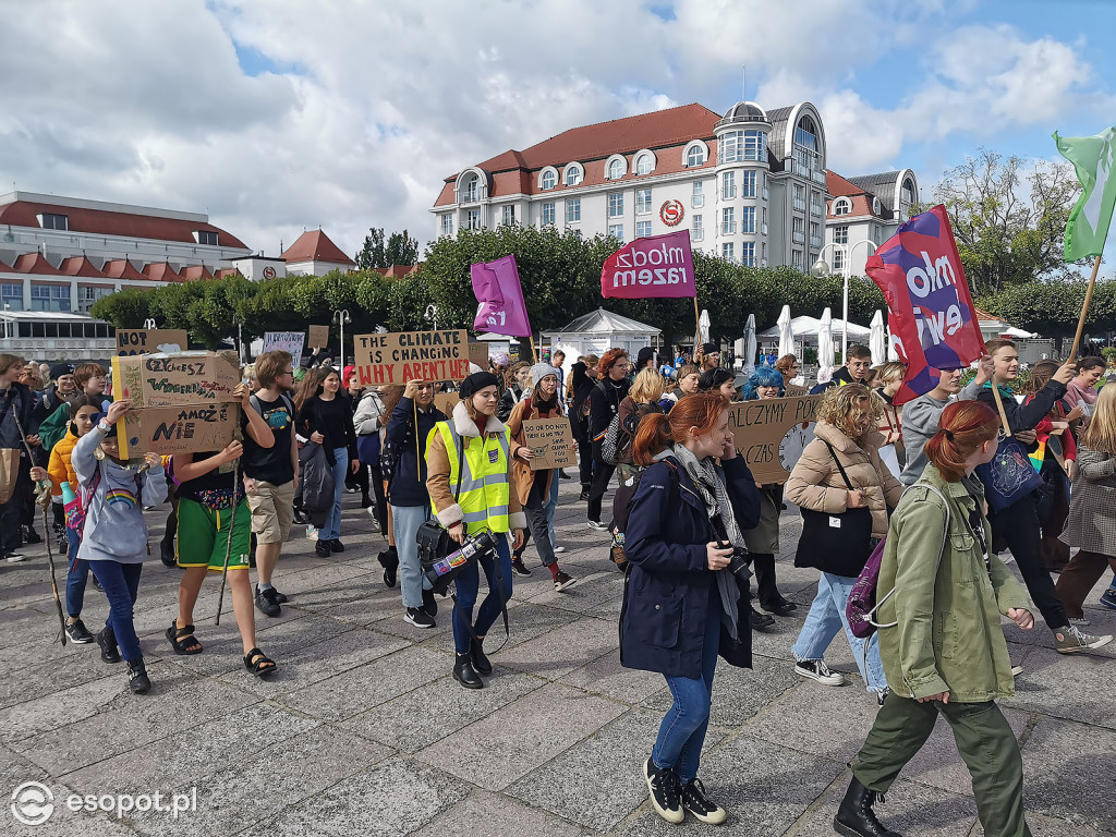 Młodzieżowy Strajk Klimatyczny w Sopocie: 