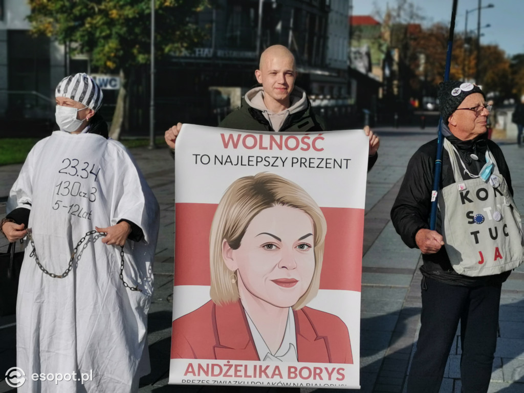Sopot przeciwko przetrzymywaniu w więzieniu A. Borys i A. Poczobuta [FOTO]