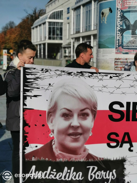 Sopot przeciwko przetrzymywaniu w więzieniu A. Borys i A. Poczobuta [FOTO]