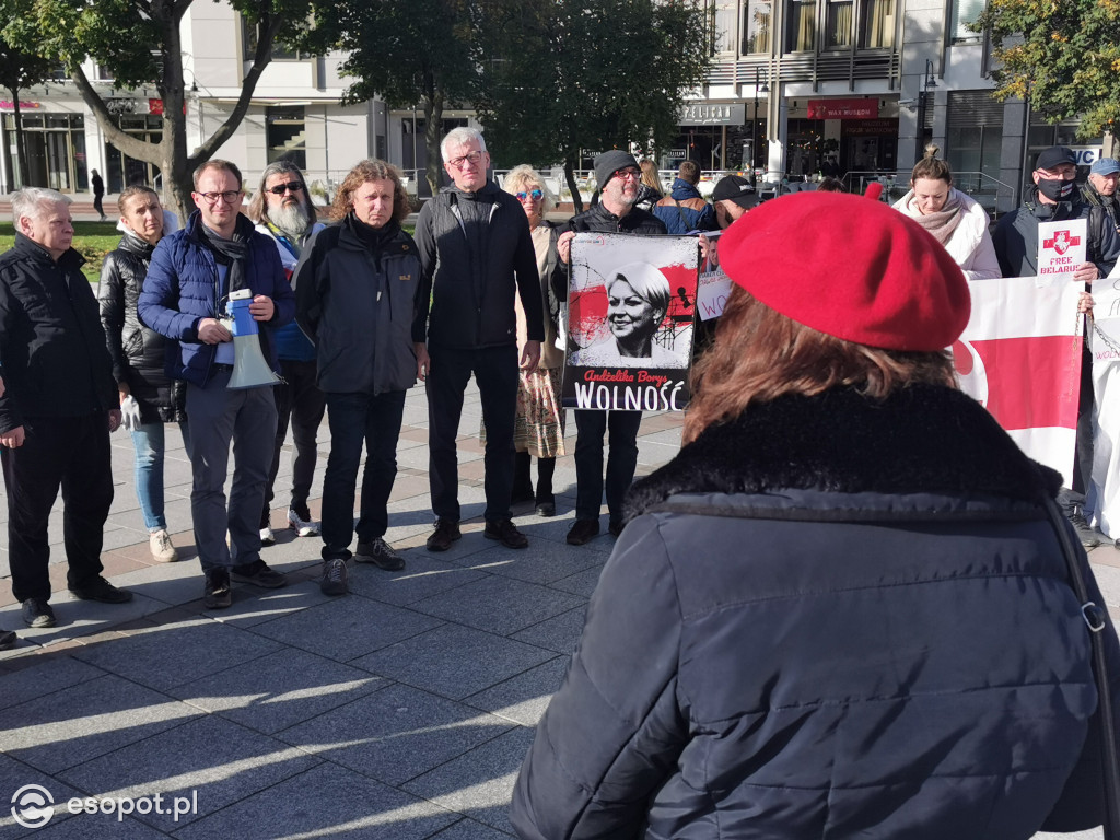 Sopot przeciwko przetrzymywaniu w więzieniu A. Borys i A. Poczobuta [FOTO]
