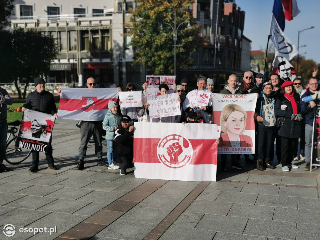 Sopot przeciwko przetrzymywaniu w więzieniu A. Borys i A. Poczobuta [FOTO]