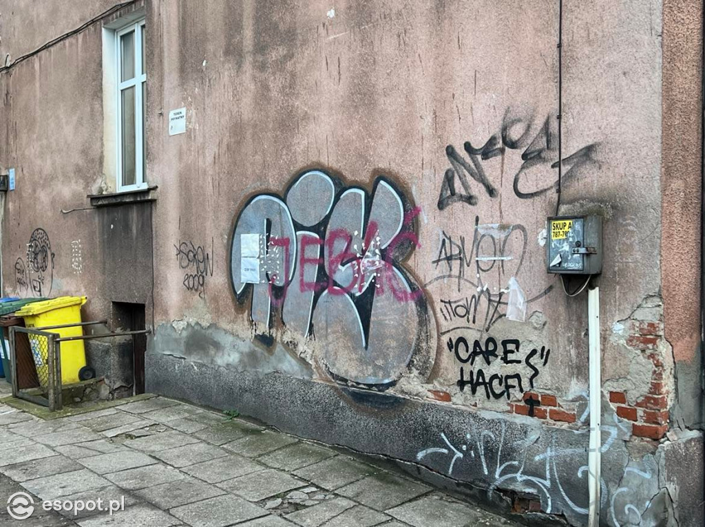 Graffiti na ulicach Sopotu! Problem bez rozwiązania? [FOTO]
