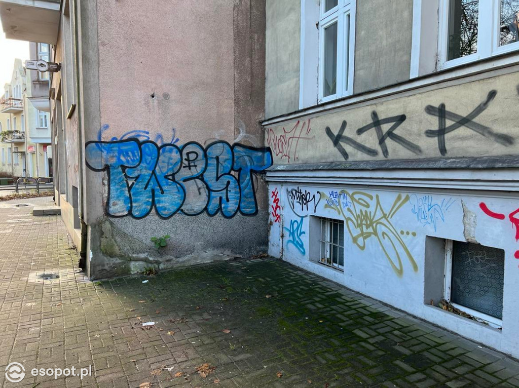 Graffiti na ulicach Sopotu! Problem bez rozwiązania? [FOTO]