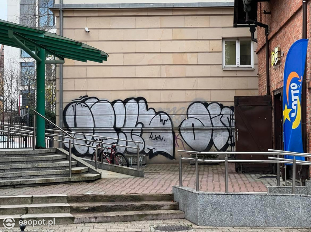 Graffiti na ulicach Sopotu! Problem bez rozwiązania? [FOTO]