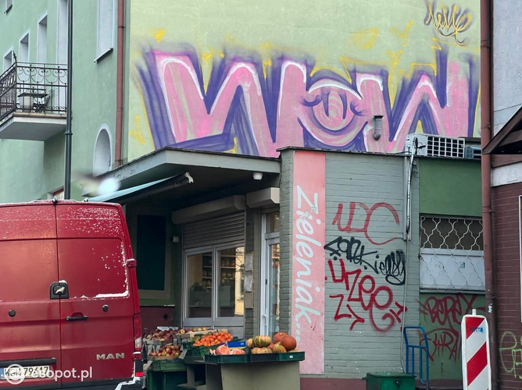 Graffiti na ulicach Sopotu! Problem bez rozwiązania? [FOTO]