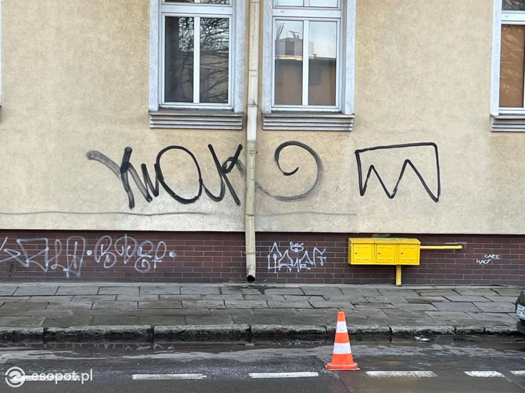 Graffiti na ulicach Sopotu! Problem bez rozwiązania? [FOTO]