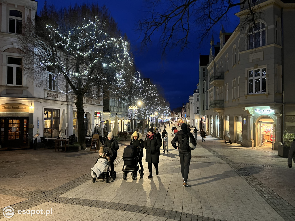 Sopot szykuje się do świąt! Rozbłysła choinka i zimowe dekoracje w kurorcie [FOTO]