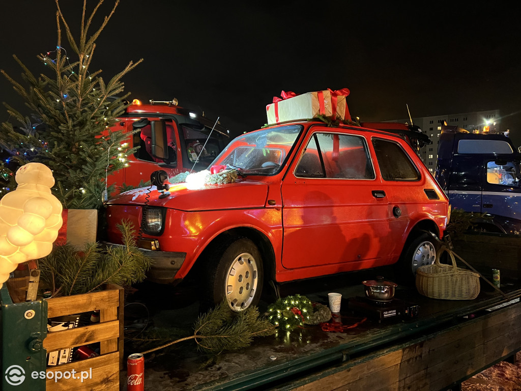 Sopot: Mikołaje w ciężarówkach pod Ergo Areną! Świąteczne szaleństwo kolorów i oktanów [FOTO]