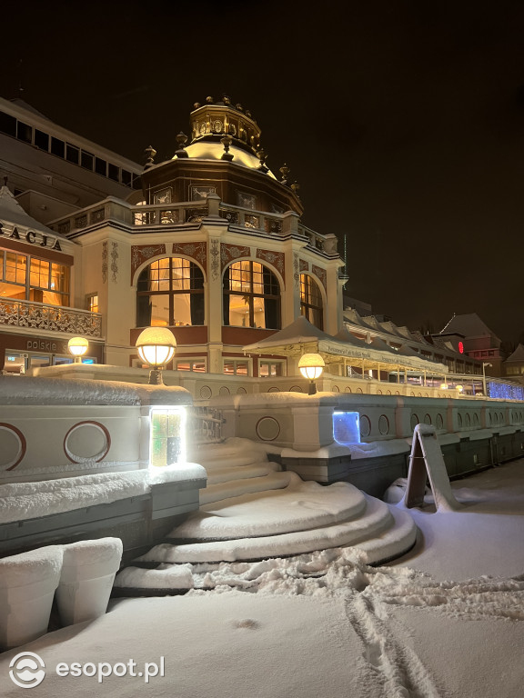 Magiczny, wigilijny wieczór w Sopocie! Białe święta w kurorcie [FOTO]