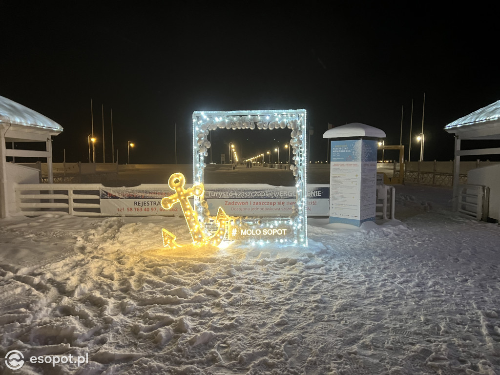 Magiczny, wigilijny wieczór w Sopocie! Białe święta w kurorcie [FOTO]