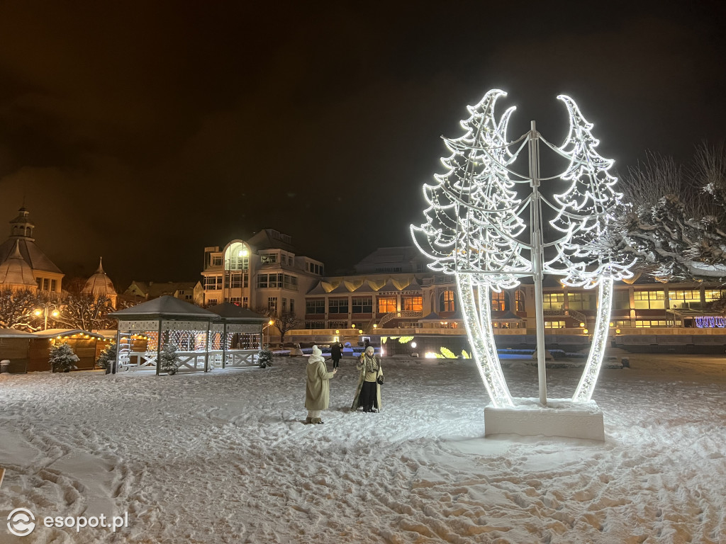 Magiczny, wigilijny wieczór w Sopocie! Białe święta w kurorcie [FOTO]