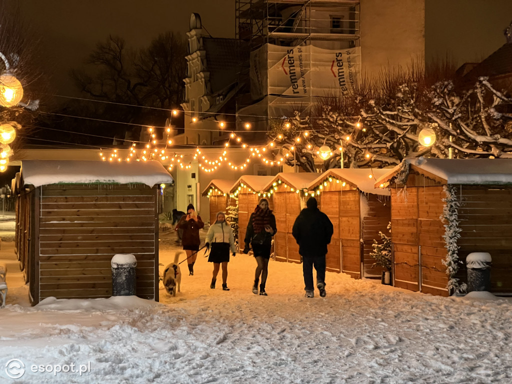 Magiczny, wigilijny wieczór w Sopocie! Białe święta w kurorcie [FOTO]