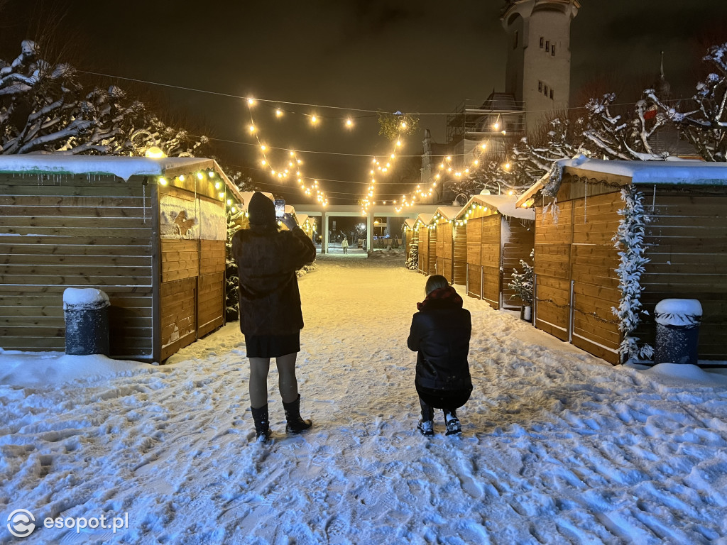 Magiczny, wigilijny wieczór w Sopocie! Białe święta w kurorcie [FOTO]