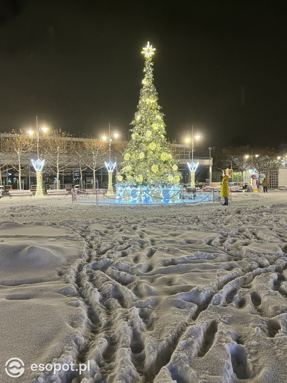 Magiczny, wigilijny wieczór w Sopocie! Białe święta w kurorcie [FOTO]