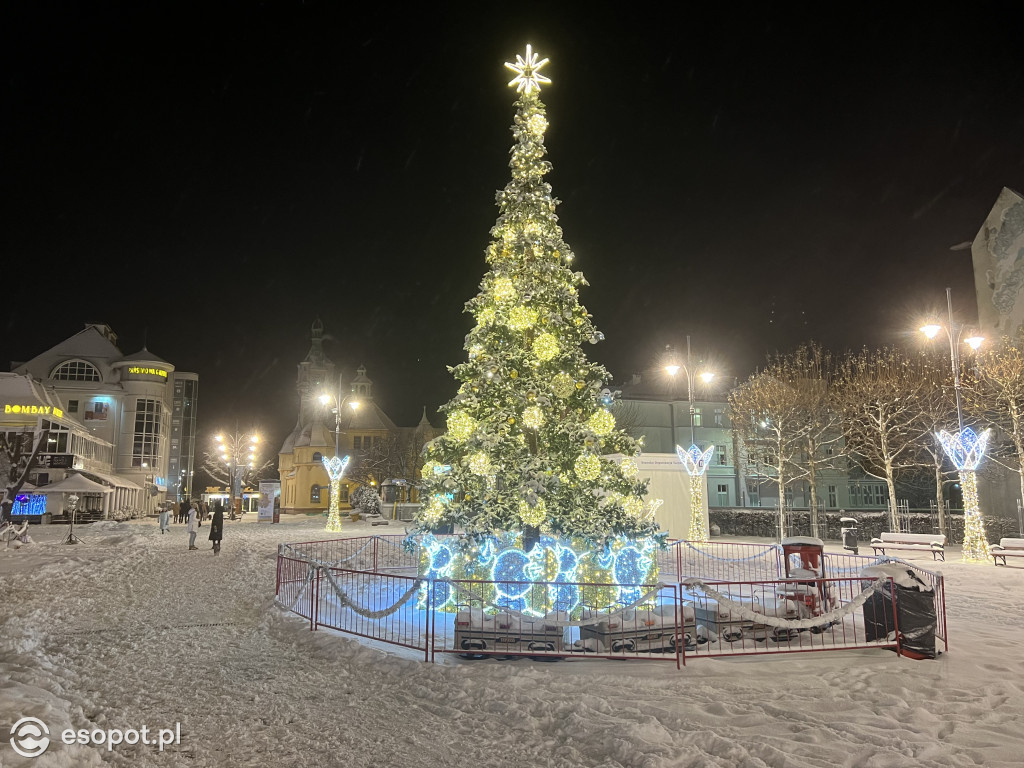 Magiczny, wigilijny wieczór w Sopocie! Białe święta w kurorcie [FOTO]