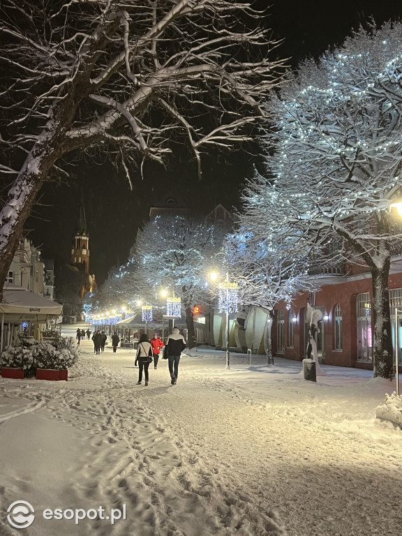 Magiczny, wigilijny wieczór w Sopocie! Białe święta w kurorcie [FOTO]