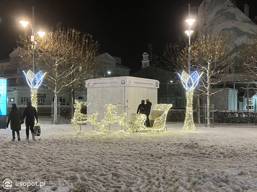 Magiczny, wigilijny wieczór w Sopocie! Białe święta w kurorcie [FOTO]