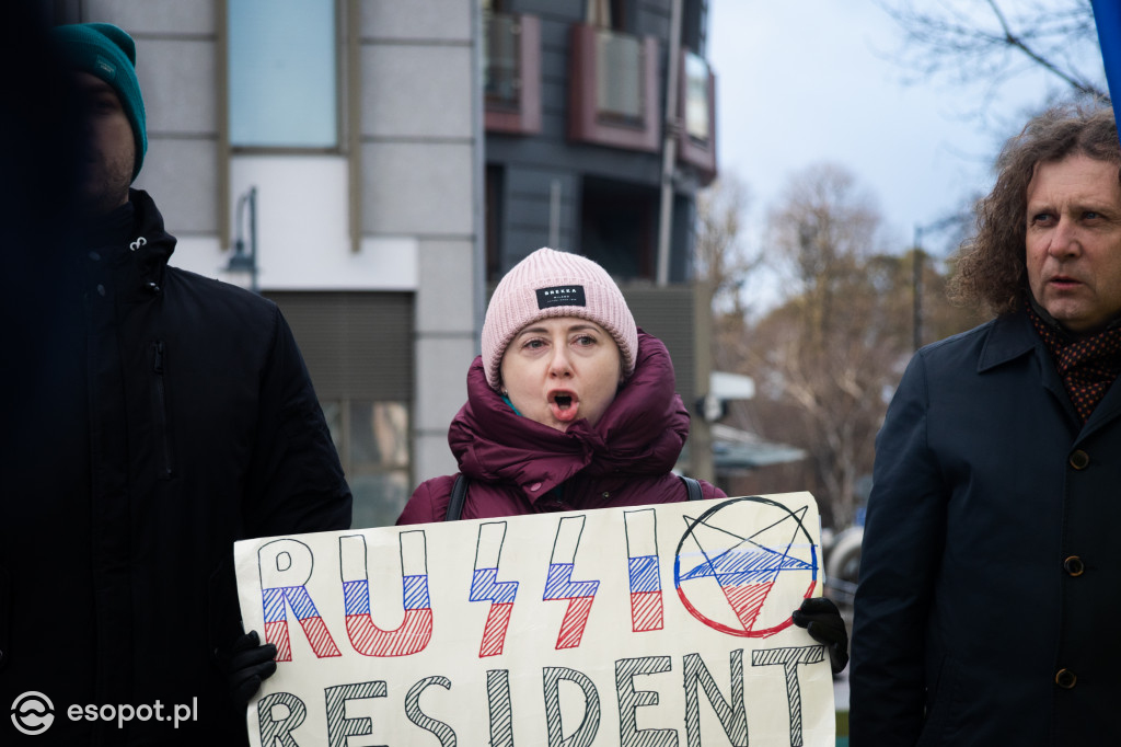 Sopot – solidarnie z Ukrainą. Wiec poparcia dla narodu ukraińskiego