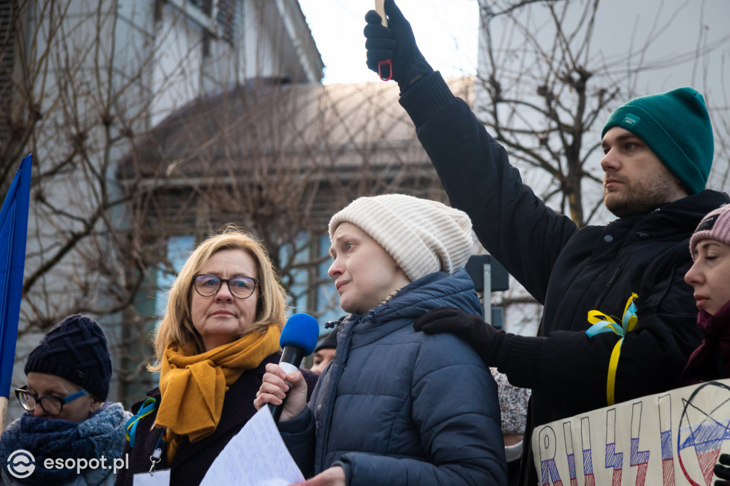 Sopot – solidarnie z Ukrainą. Wiec poparcia dla narodu ukraińskiego