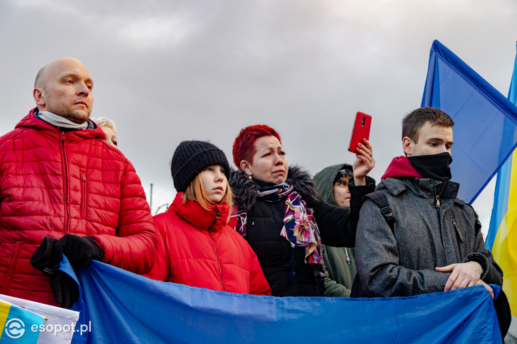 Sopot – solidarnie z Ukrainą. Wiec poparcia dla narodu ukraińskiego