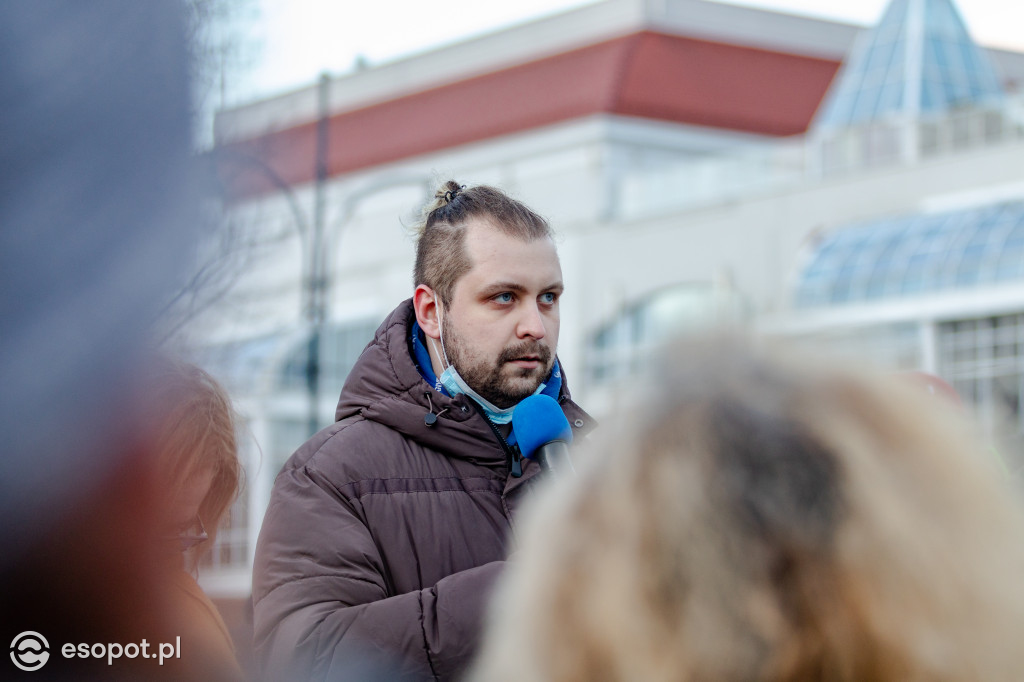 Sopot – solidarnie z Ukrainą. Wiec poparcia dla narodu ukraińskiego