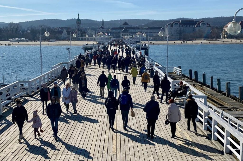Sopot czeka na wiosnę! Tłumy jak w sezonie