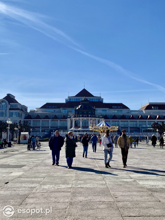 Sopot czeka na wiosnę! Tłumy jak w sezonie