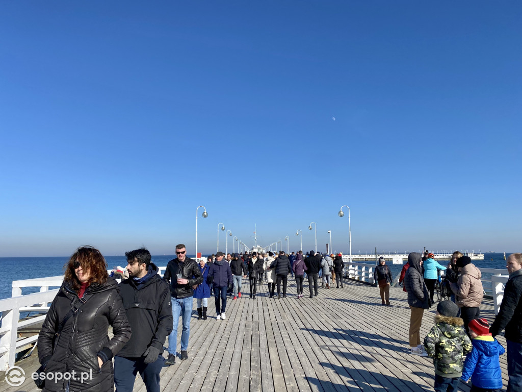 Sopot czeka na wiosnę! Tłumy jak w sezonie