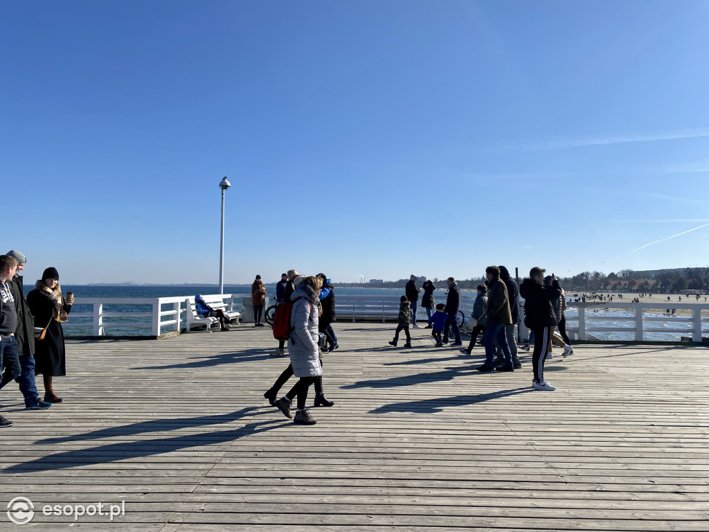 Sopot czeka na wiosnę! Tłumy jak w sezonie