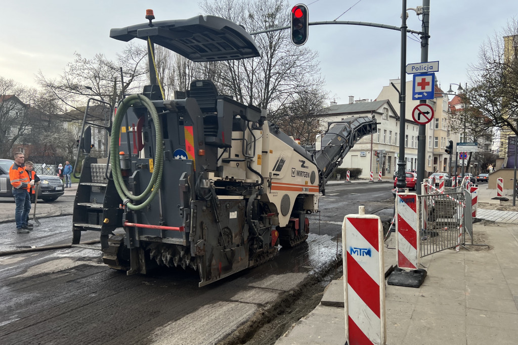 Przebudowa skrzyżowań na ul. Grunwaldzkiej! Zobacz, jak przebiegają prace [FOTO]