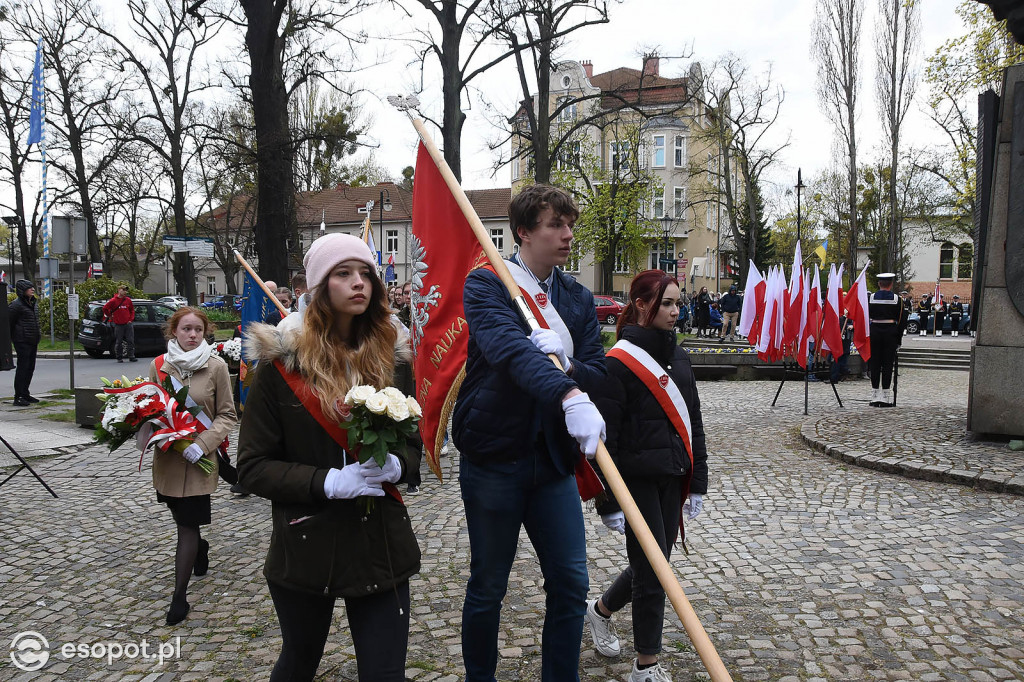 Obchody 3 Maja w Sopocie - msza, defilada, złożenie kwiatów i salwa honorowa