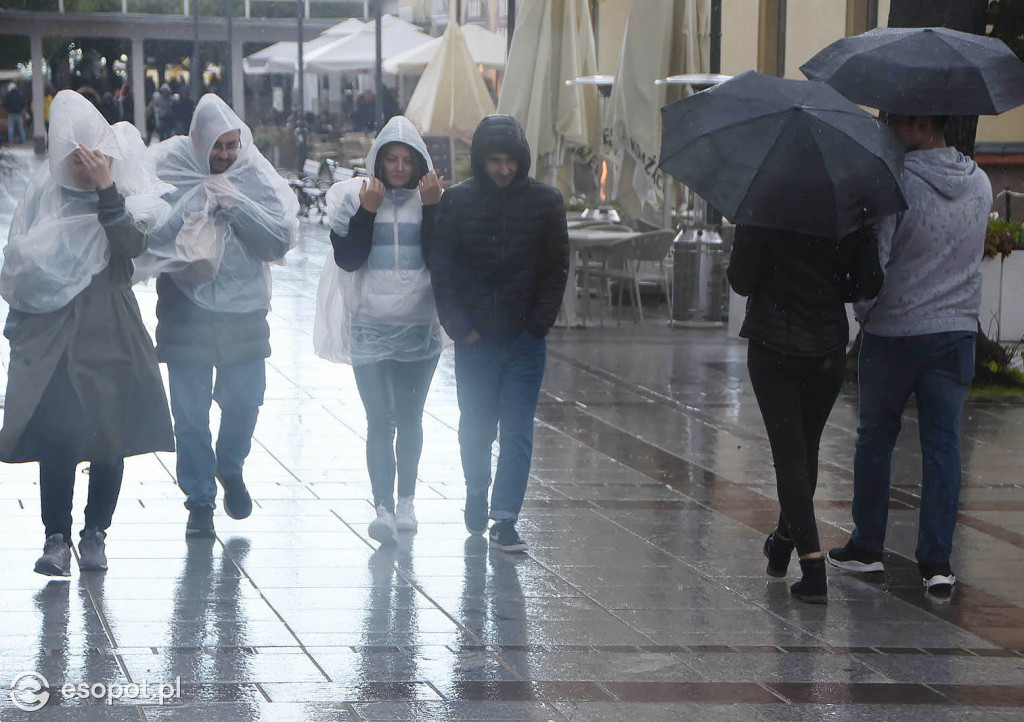 Pierwszy weekend bezpłatnego molo w Sopocie! Dużo chmur i pustki na plaży  [FOTO]