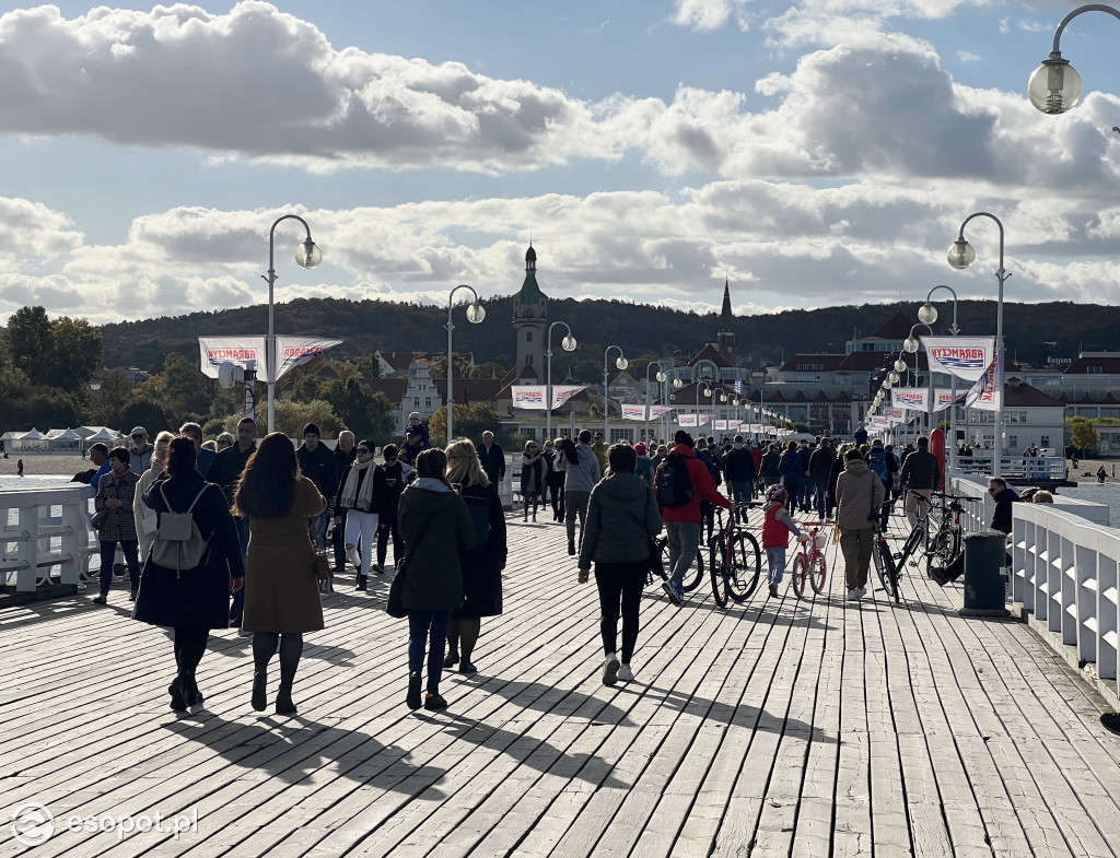 Co to był za weekend! Sopot pełen słońca i jesiennych kolorów [FOTO]