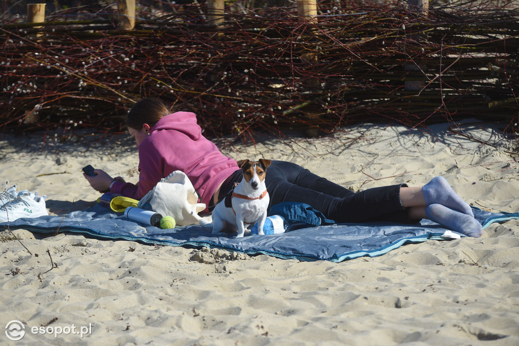 Pierwsze babki z piasku i wylegiwanie się na plaży! Świąteczny weekend w Sopocie [FOTO]
