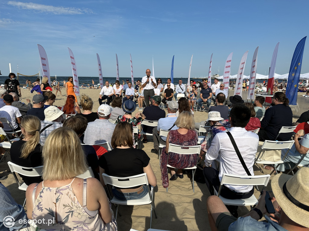 Wakacyjna Trasa Lewicy dotarła do Sopotu [WIDEO/FOTO]