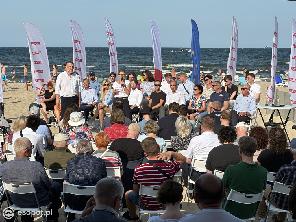 Wakacyjna Trasa Lewicy dotarła do Sopotu [WIDEO/FOTO]