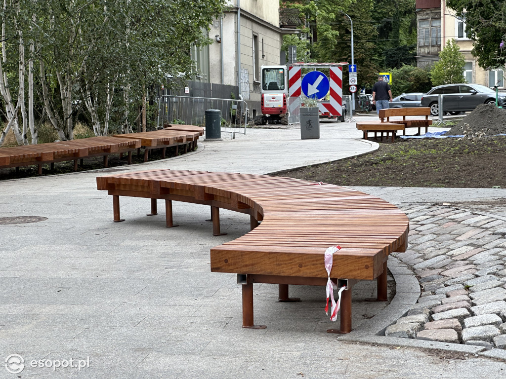 W Sopocie powstał nowy woonerf! Inwestycja już na finiszu [FOTO]