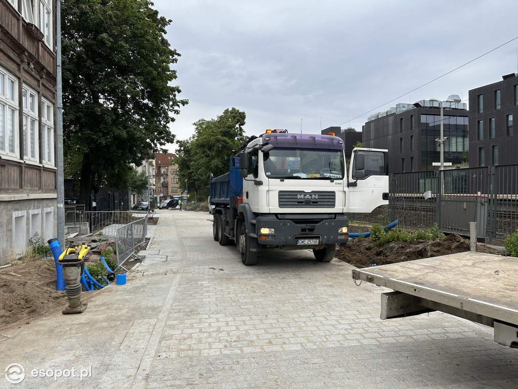 W Sopocie powstał nowy woonerf! Inwestycja już na finiszu [FOTO]